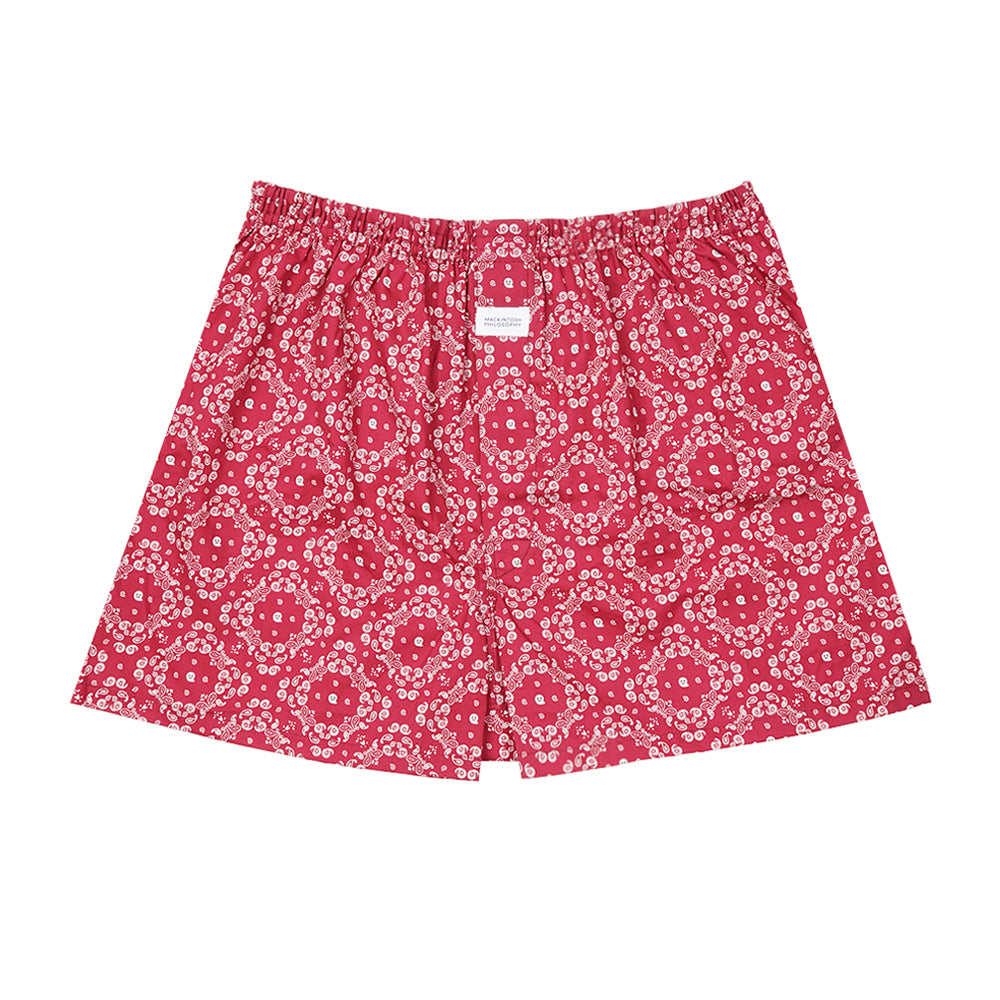MACKINTOSH PHILOSOPHY マッキントッシュ フィロソフィー トランクス 2本ゴム 25SS ゴーストペイズリー - パンツ Red / L RENOWNINX ONLINE SHOP