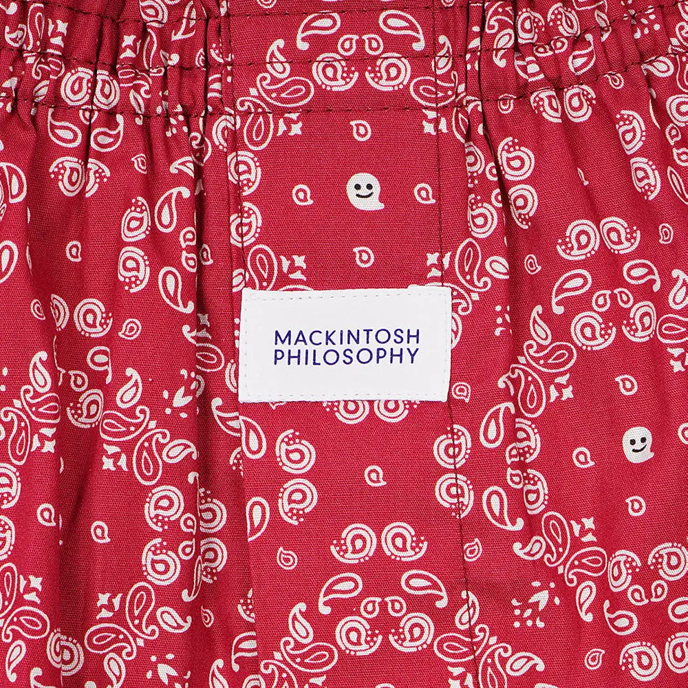 MACKINTOSH PHILOSOPHY マッキントッシュ フィロソフィー トランクス 2本ゴム 25SS ゴーストペイズリー - パンツ RENOWNINX ONLINE SHOP