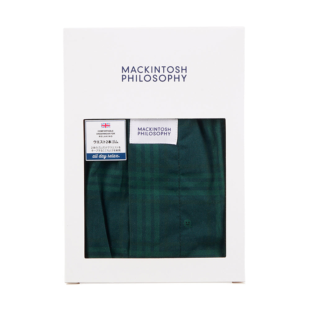 MACKINTOSH PHILOSOPHY マッキントッシュ フィロソフィー トランクス 2本ゴム 25SS チェックゴースト - パンツ  RENOWNINX ONLINE SHOP