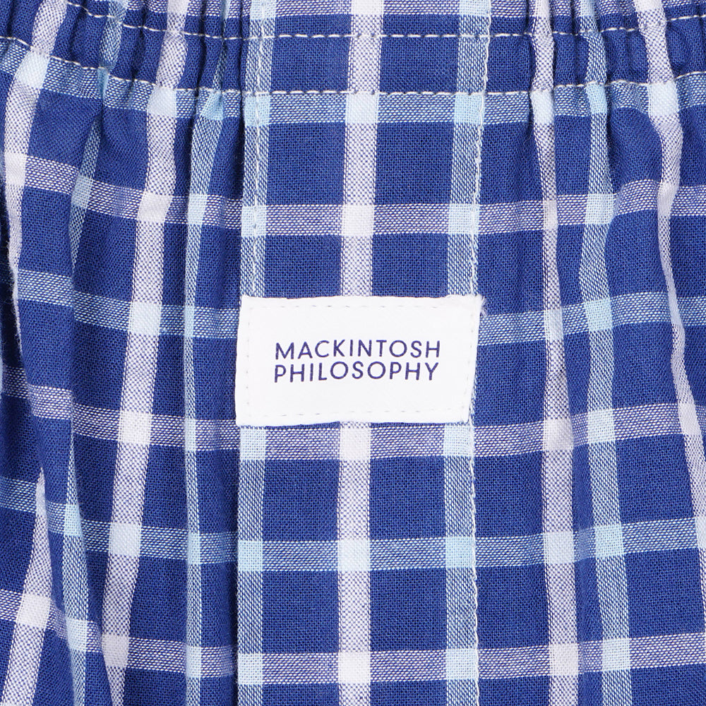 MACKINTOSH PHILOSOPHY マッキントッシュ フィロソフィー トランクス 2本ゴム 25SS サッカーチェックA - パンツ  RENOWNINX ONLINE SHOP