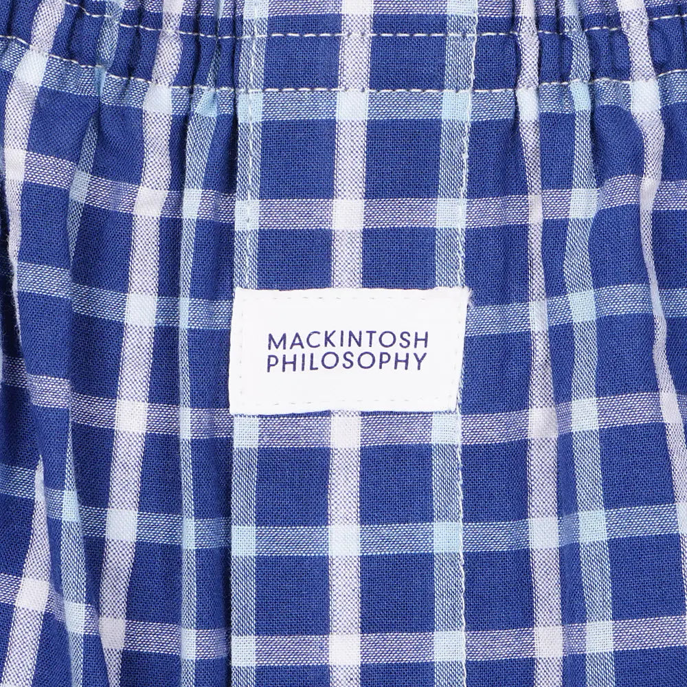 MACKINTOSH PHILOSOPHY マッキントッシュ フィロソフィー トランクス 2本ゴム 25SS サッカーチェックA - パンツ RENOWNINX ONLINE SHOP