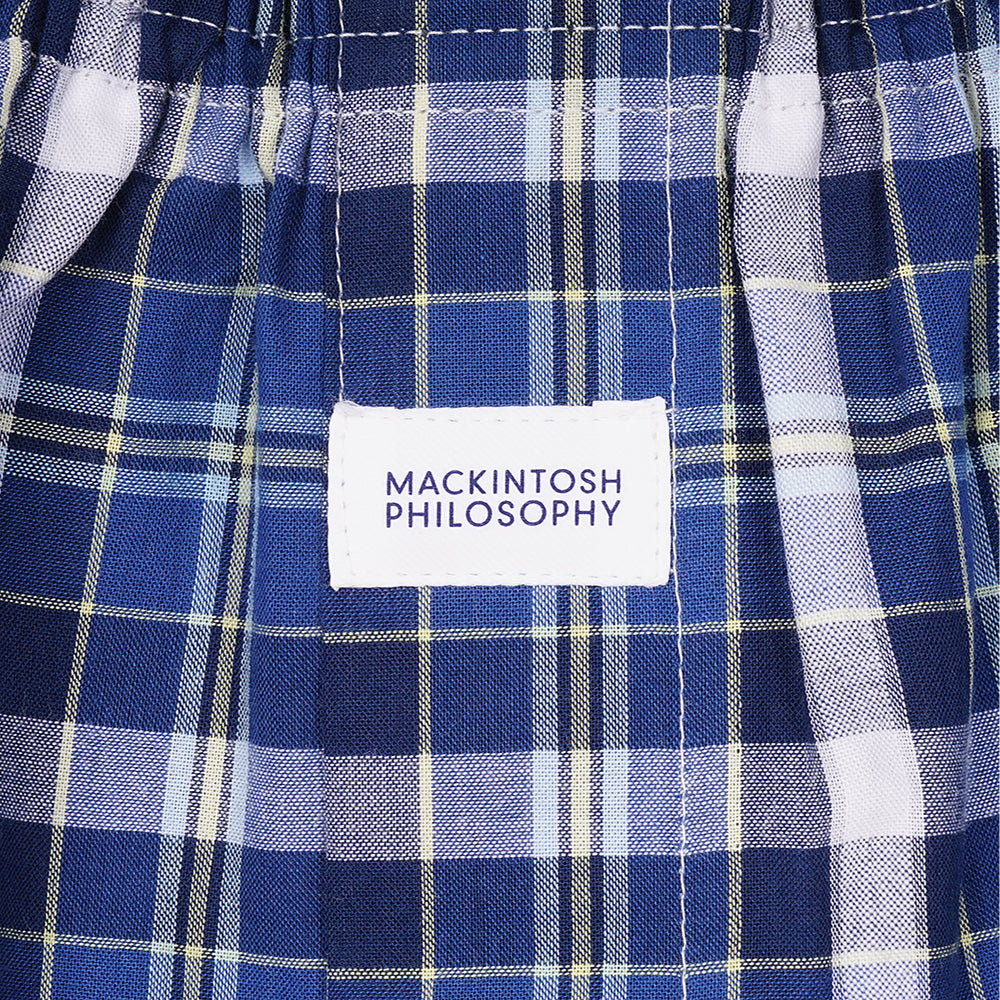 MACKINTOSH PHILOSOPHY マッキントッシュ フィロソフィー トランクス 2本ゴム 25SS サッカーチェックA - パンツ  RENOWNINX ONLINE SHOP