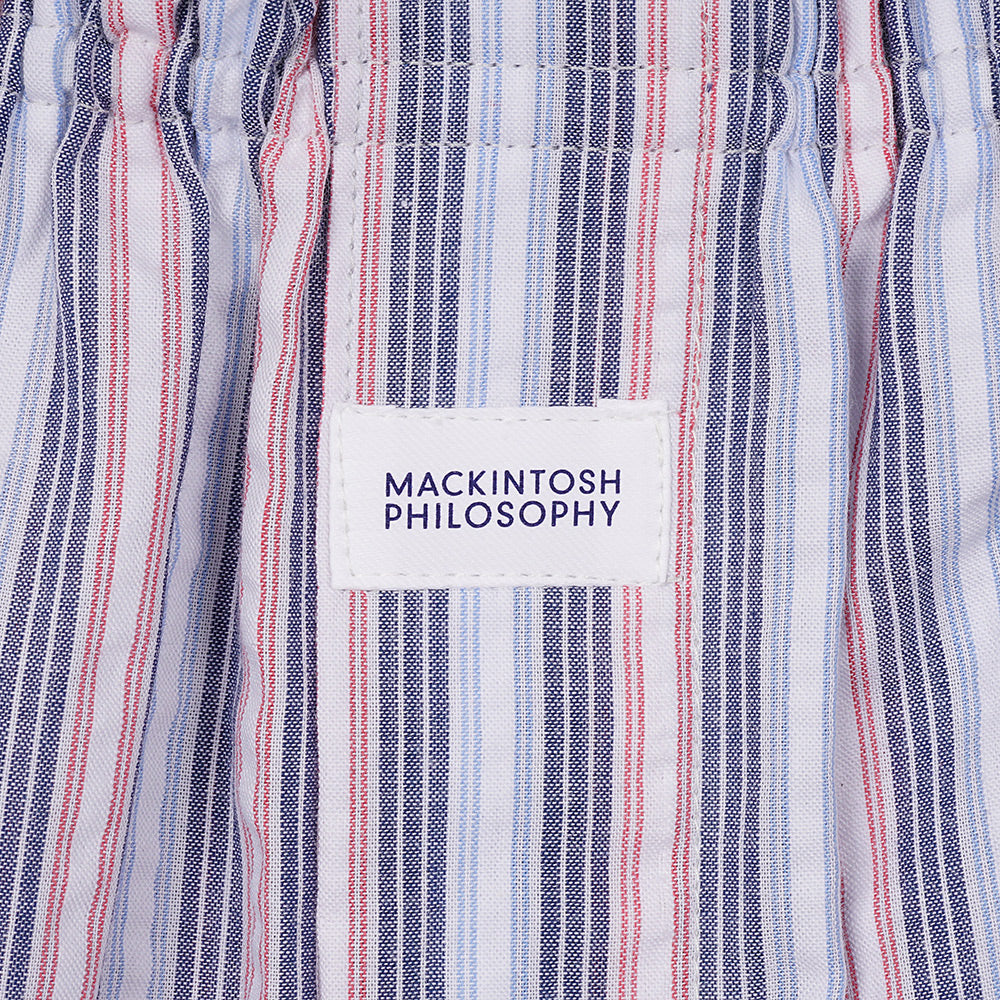 MACKINTOSH PHILOSOPHY マッキントッシュ フィロソフィー トランクス 2本ゴム 25SS サッカーストライプ - パンツ  RENOWNINX ONLINE SHOP