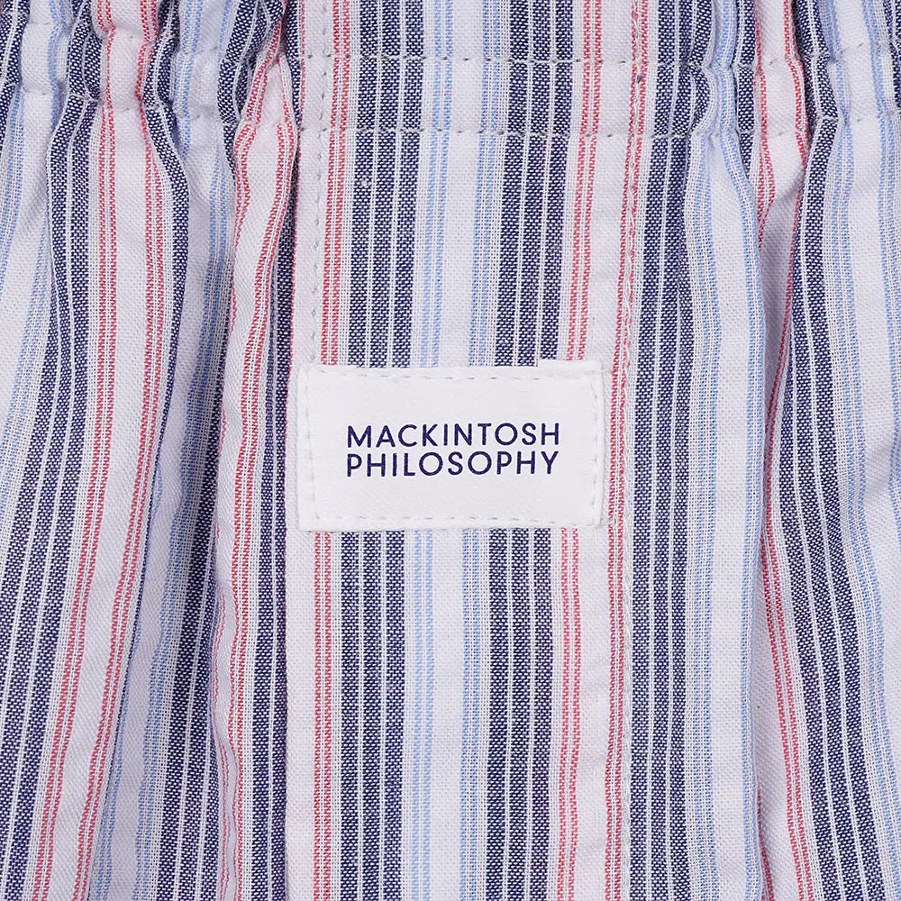 MACKINTOSH PHILOSOPHY マッキントッシュ フィロソフィー トランクス 2本ゴム 25SS サッカーストライプ - パンツ RENOWNINX ONLINE SHOP