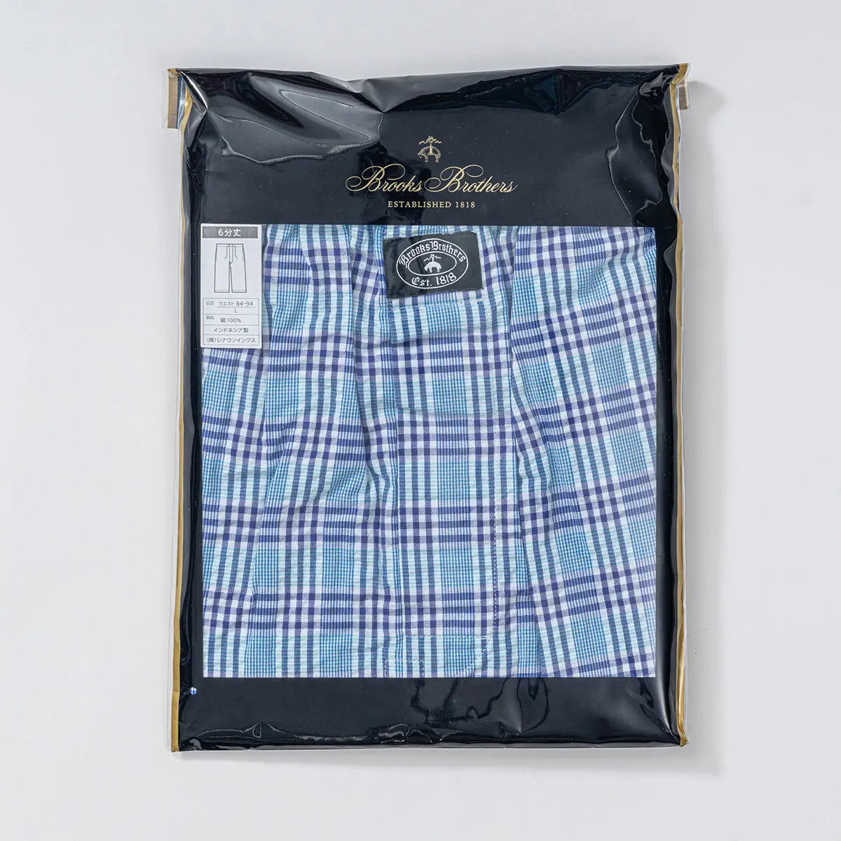 Brooks Brothers ブルックス ブラザーズ 6分丈パンツ 25SサッカーチェックC - ルームウェア RENOWNINX ONLINE SHOP