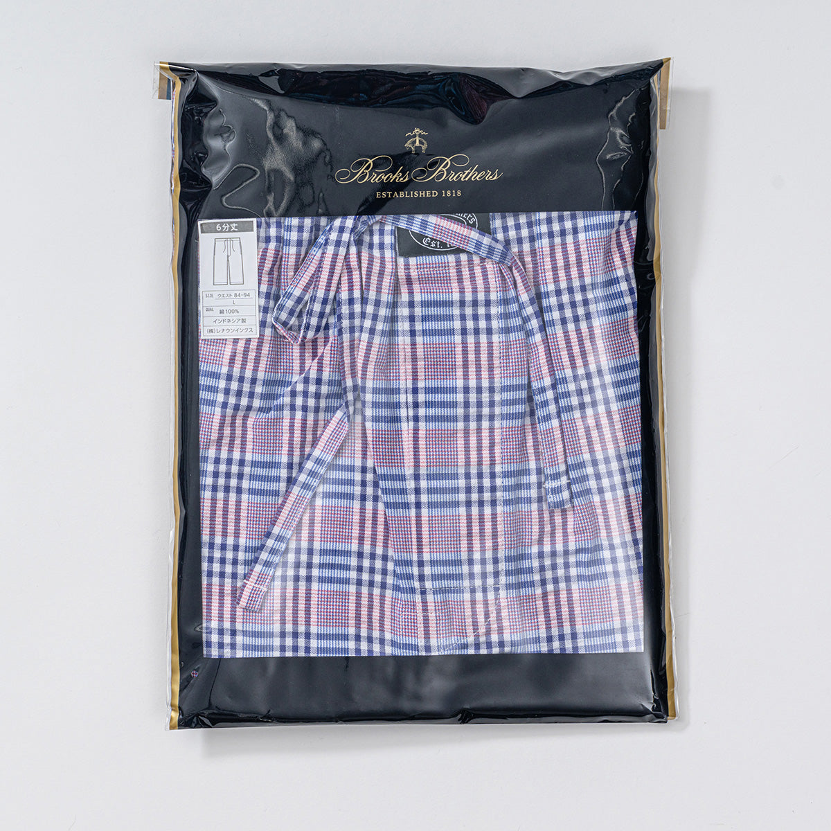 Brooks Brothers ブルックス ブラザーズ 6分丈パンツ 25SサッカーチェックC - ルームウェア  RENOWNINX ONLINE SHOP