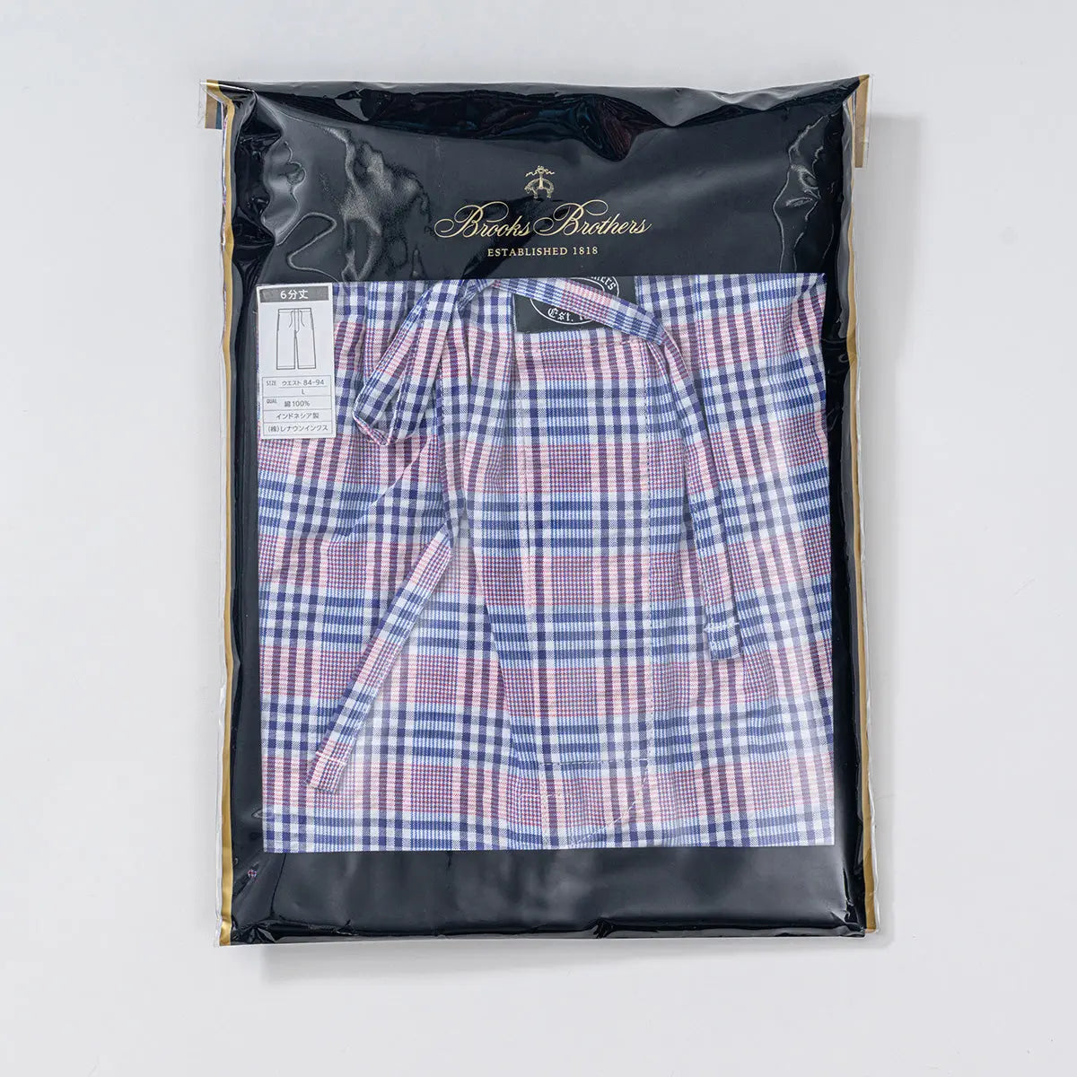 Brooks Brothers ブルックス ブラザーズ 6分丈パンツ 25SサッカーチェックC - ルームウェア RENOWNINX ONLINE SHOP