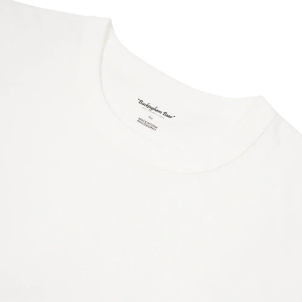 MACKINTOSH PHILOSOPHY マッキントッシュ フィロソフィー 長袖丸首Tシャツ 甘撚天竺 バッキンガムベアワッペン - トップス RENOWNINX ONLINE SHOP