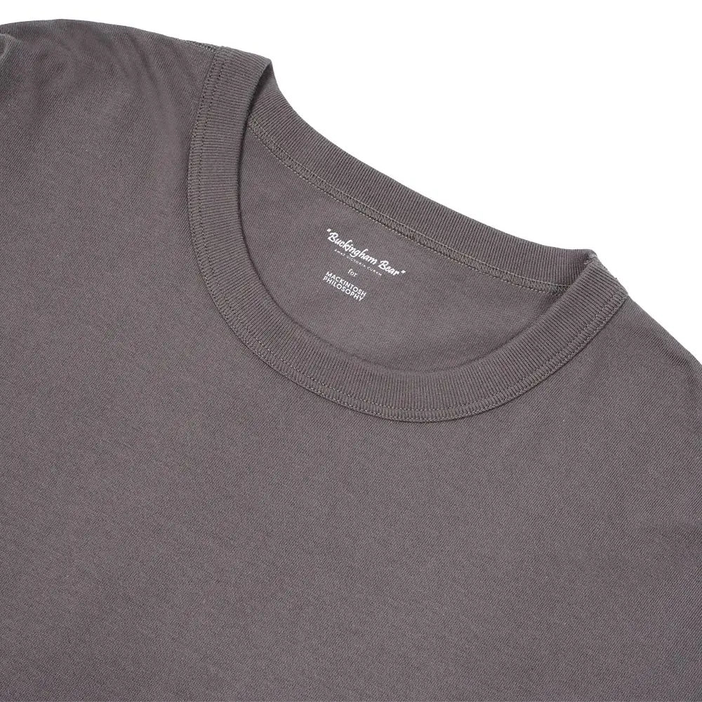 MACKINTOSH PHILOSOPHY マッキントッシュ フィロソフィー 長袖丸首Tシャツ 甘撚天竺 バッキンガムベアワッペン - トップス RENOWNINX ONLINE SHOP