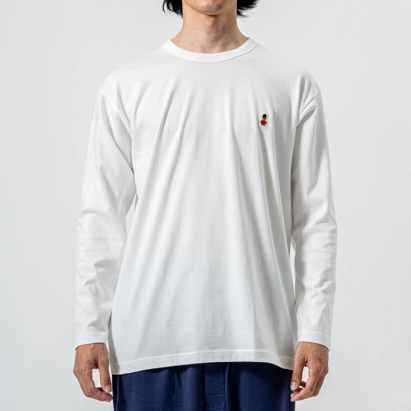 MACKINTOSH PHILOSOPHY マッキントッシュ フィロソフィー 長袖丸首Tシャツ 甘撚天竺 バッキンガムベアワッペン - トップス RENOWNINX ONLINE SHOP