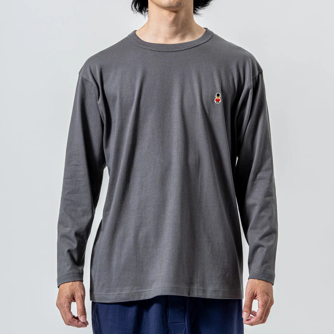 MACKINTOSH PHILOSOPHY マッキントッシュ フィロソフィー 長袖丸首Tシャツ 甘撚天竺 バッキンガムベアワッペン - トップス RENOWNINX ONLINE SHOP