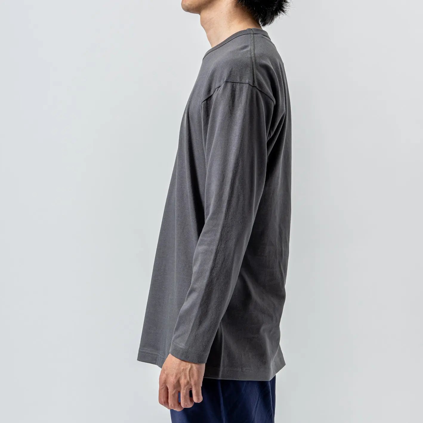 MACKINTOSH PHILOSOPHY マッキントッシュ フィロソフィー 長袖丸首Tシャツ 甘撚天竺 バッキンガムベアワッペン - トップス RENOWNINX ONLINE SHOP