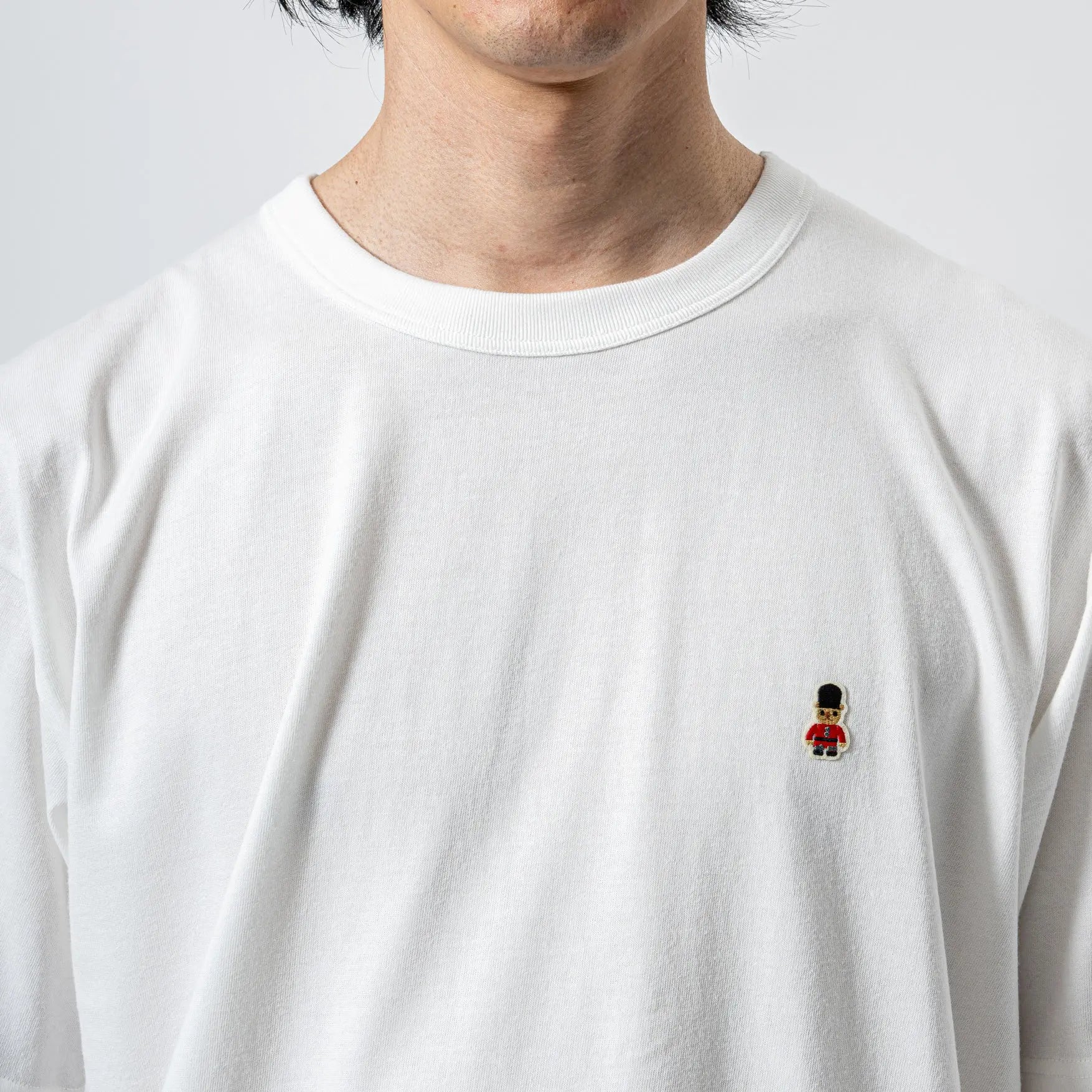 MACKINTOSH PHILOSOPHY マッキントッシュ フィロソフィー 半袖丸首Tシャツ 甘撚天竺 バッキンガムベアワッペン - トップス RENOWNINX ONLINE SHOP