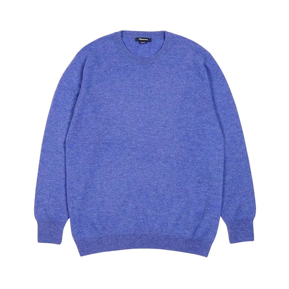 Aquascutum アクアスキュータム カシミヤ100% クルーネック - ルームウェア Blue / L RENOWNINX ONLINE SHOP