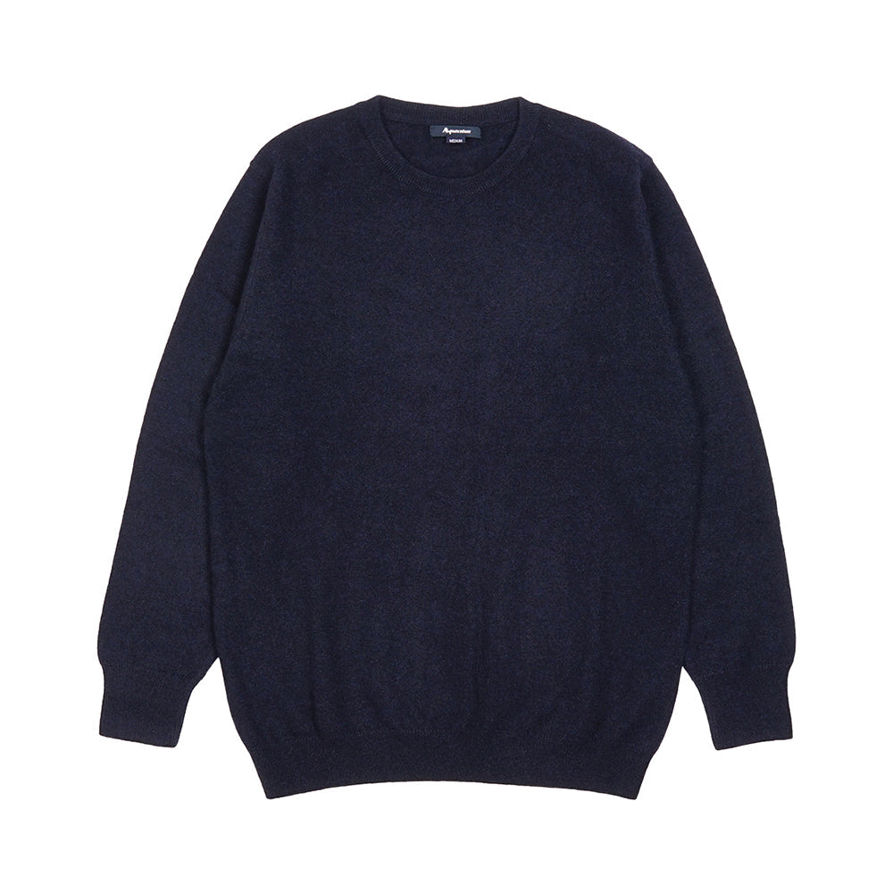 Aquascutum アクアスキュータム カシミヤ100% クルーネック - ルームウェア Navy / L RENOWNINX ONLINE SHOP