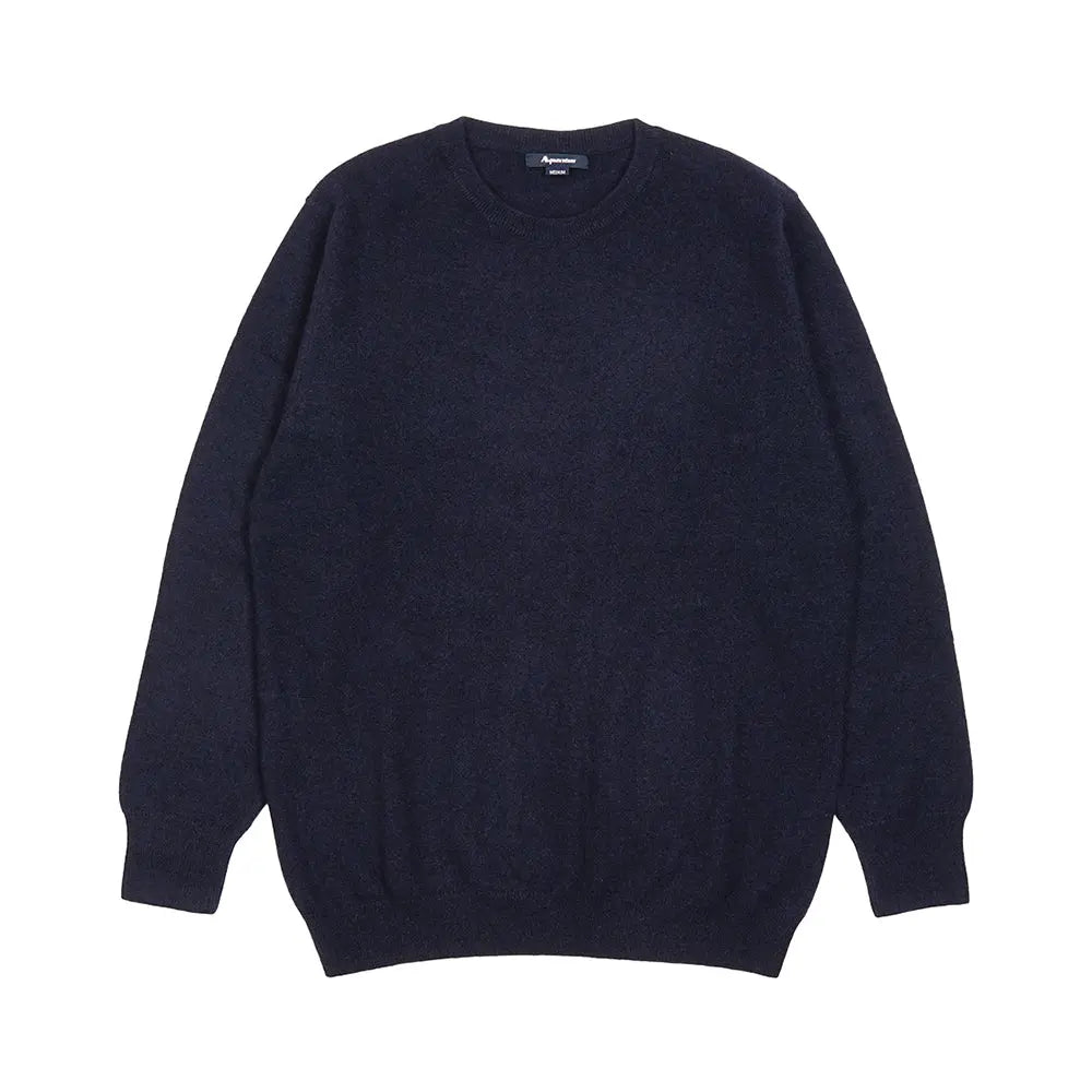 Aquascutum アクアスキュータム カシミヤ100% クルーネック - ルームウェア Navy / L RENOWNINX ONLINE SHOP