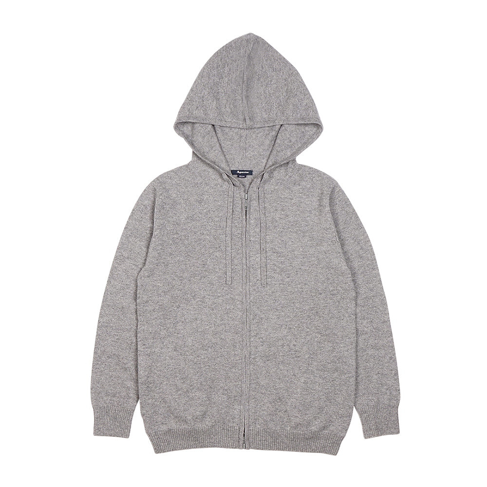 Aquascutum アクアスキュータム カシミヤ100% パーカー - ルームウェア Gray / L RENOWNINX ONLINE SHOP
