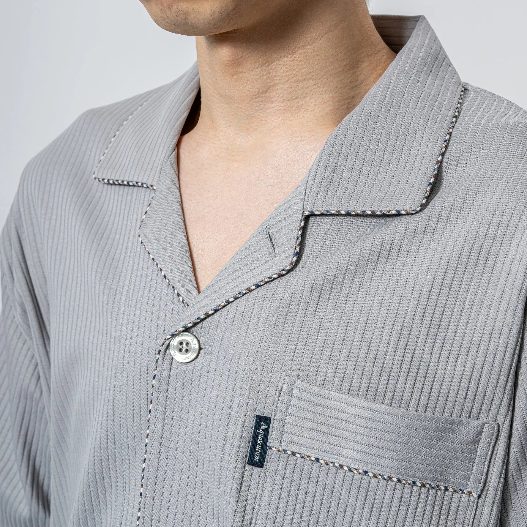 Aquascutum アクアスキュータム パジャマ 針抜きスムース無地 - パジャマ RENOWNINX ONLINE SHOP