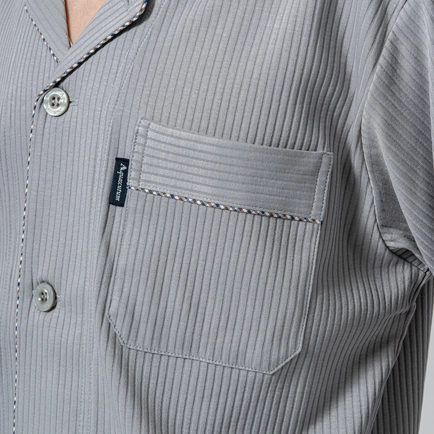 Aquascutum アクアスキュータム パジャマ 針抜きスムース無地 - パジャマ RENOWNINX ONLINE SHOP