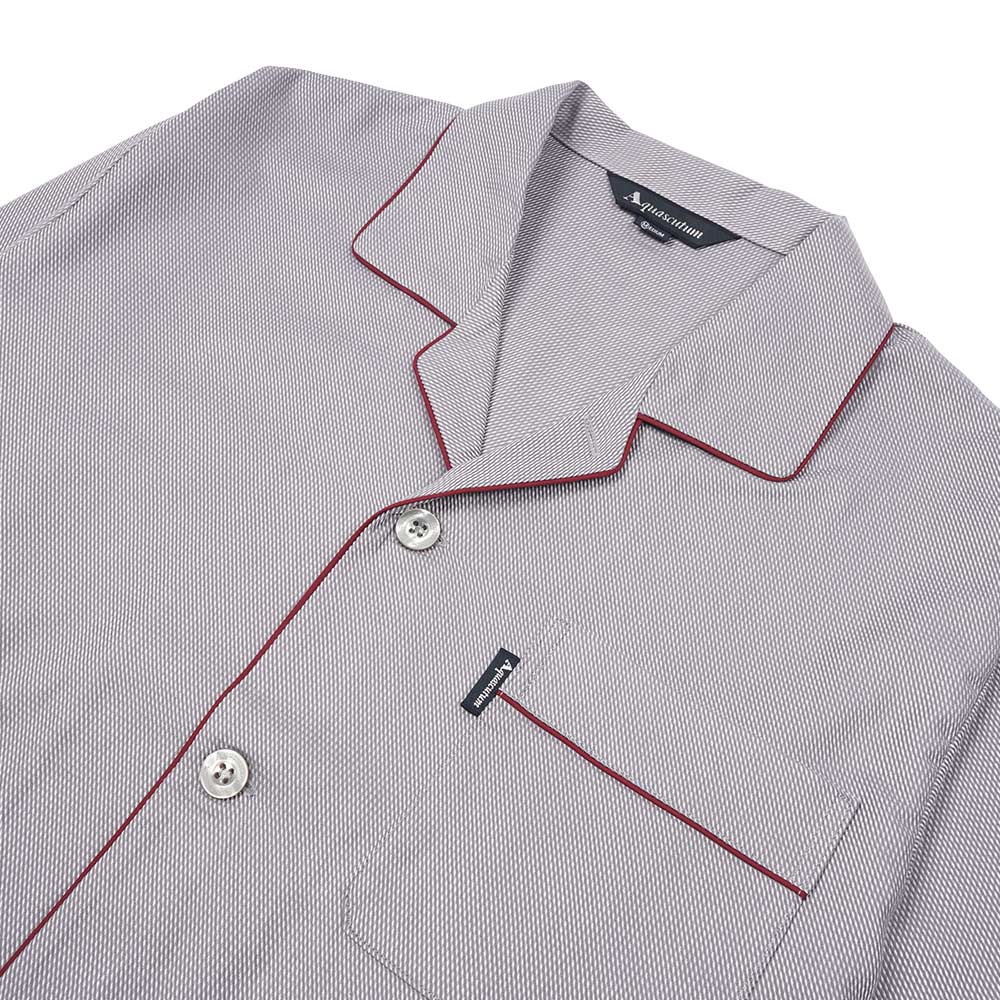 Aquascutum アクアスキュータム パジャマ ツイル無地調 - パジャマ RENOWNINX ONLINE SHOP