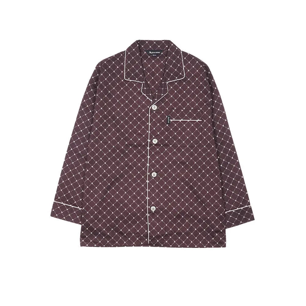 Aquascutum アクアスキュータム サテンプリントモノグラム - パジャマ RENOWNINX ONLINE SHOP