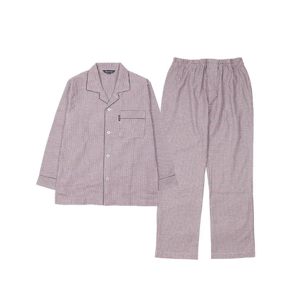 Aquascutum アクアスキュータム パジャマ ネルガンクラブチェック - パジャマ Red / LL RENOWNINX ONLINE SHOP
