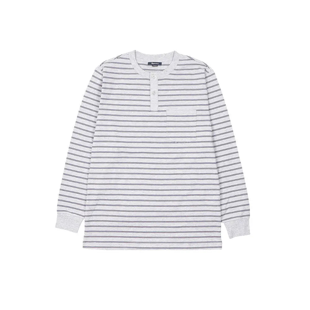 Aquascutum アクアスキュータム バイオスムースミニボーダーヘンリー - ルームウェア Navy / L RENOWNINX ONLINE SHOP