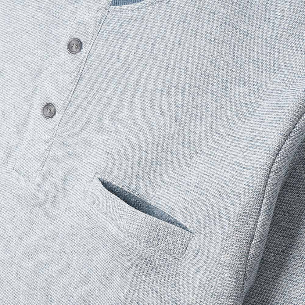 Aquascutum アクアスキュータム 綿100%裏毛細ボーダー 裏起毛ヘンリー - ルームウェア RENOWNINX ONLINE SHOP