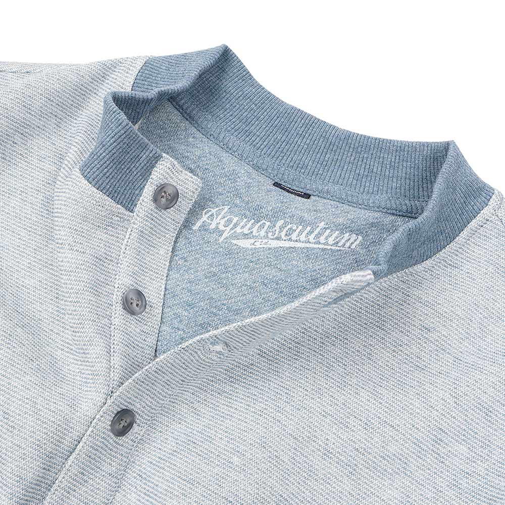 Aquascutum アクアスキュータム 綿100%裏毛細ボーダー 裏起毛ヘンリー - ルームウェア RENOWNINX ONLINE SHOP