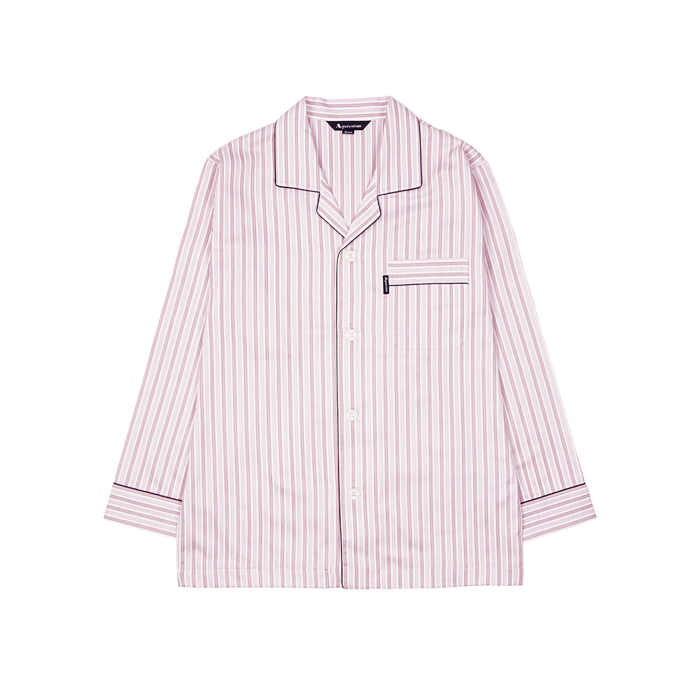 Aquascutum アクアスキュータム パジャマ サテンストライプ&無地 - パジャマ  RENOWNINX ONLINE SHOP