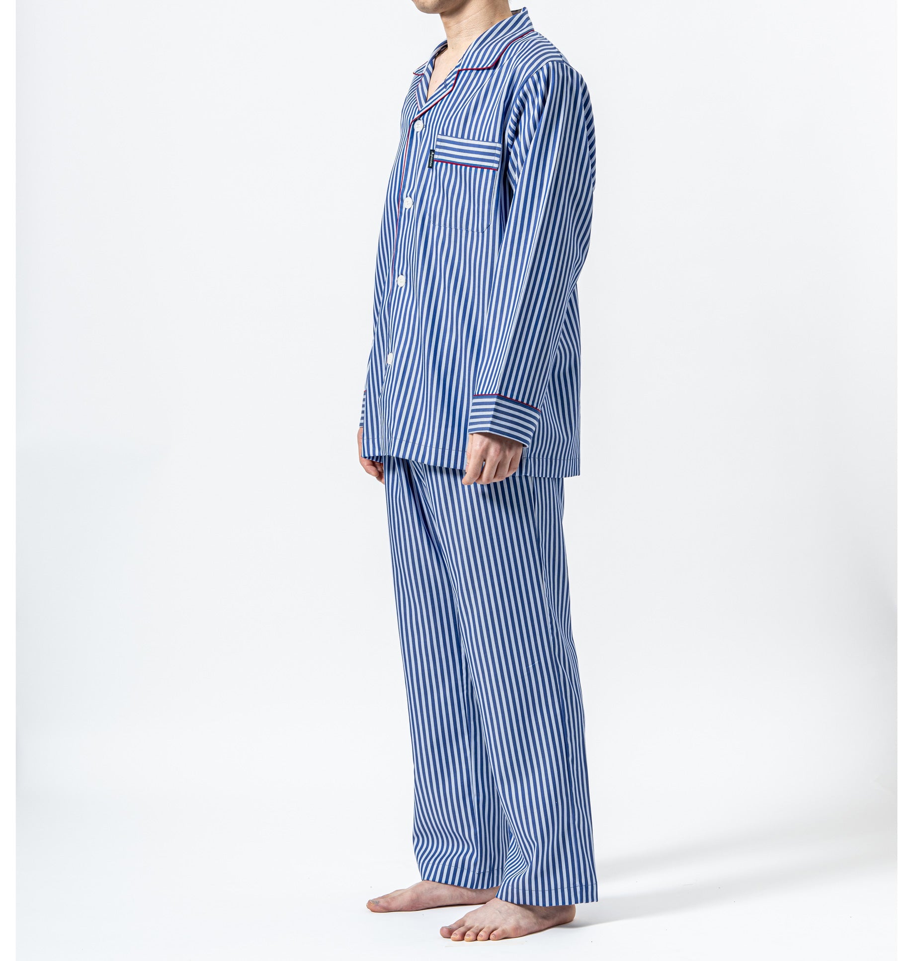 Aquascutum アクアスキュータム パジャマ サテンストライプ&無地 - パジャマ  RENOWNINX ONLINE SHOP