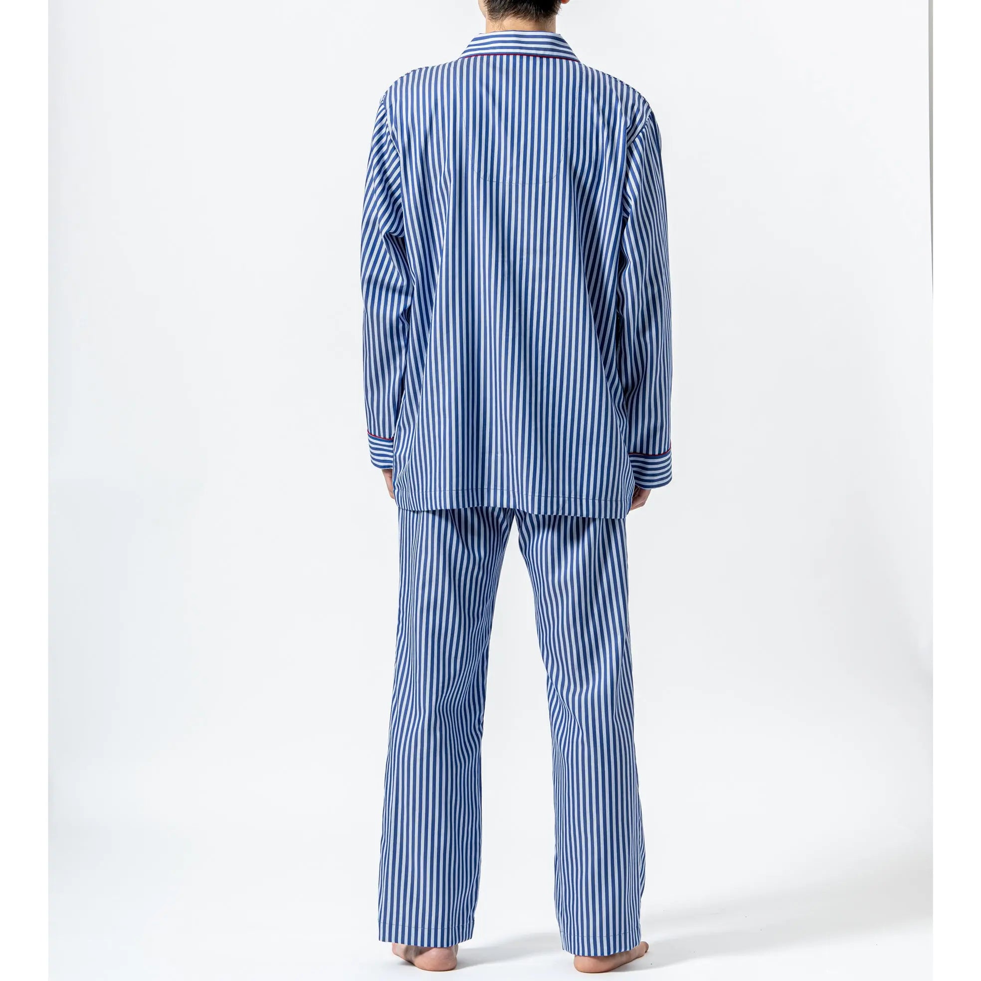 Aquascutum アクアスキュータム パジャマ サテンストライプ&無地 - パジャマ RENOWNINX ONLINE SHOP