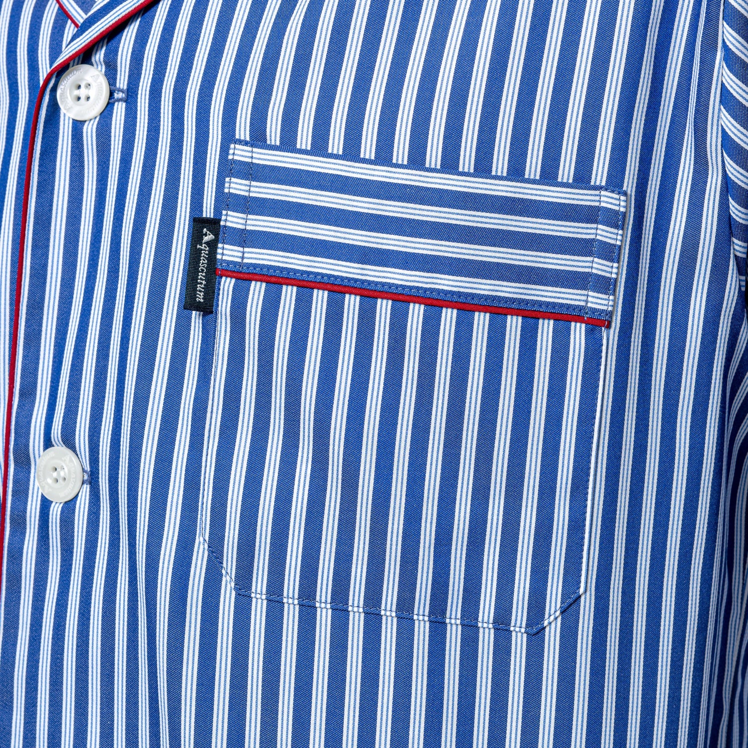 Aquascutum アクアスキュータム パジャマ サテンストライプ&無地 - パジャマ  RENOWNINX ONLINE SHOP