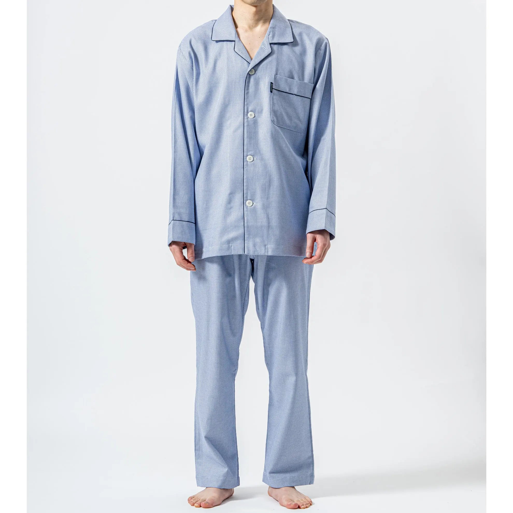 Aquascutum アクアスキュータム パジャマ ツイル無地調 - パジャマ RENOWNINX ONLINE SHOP