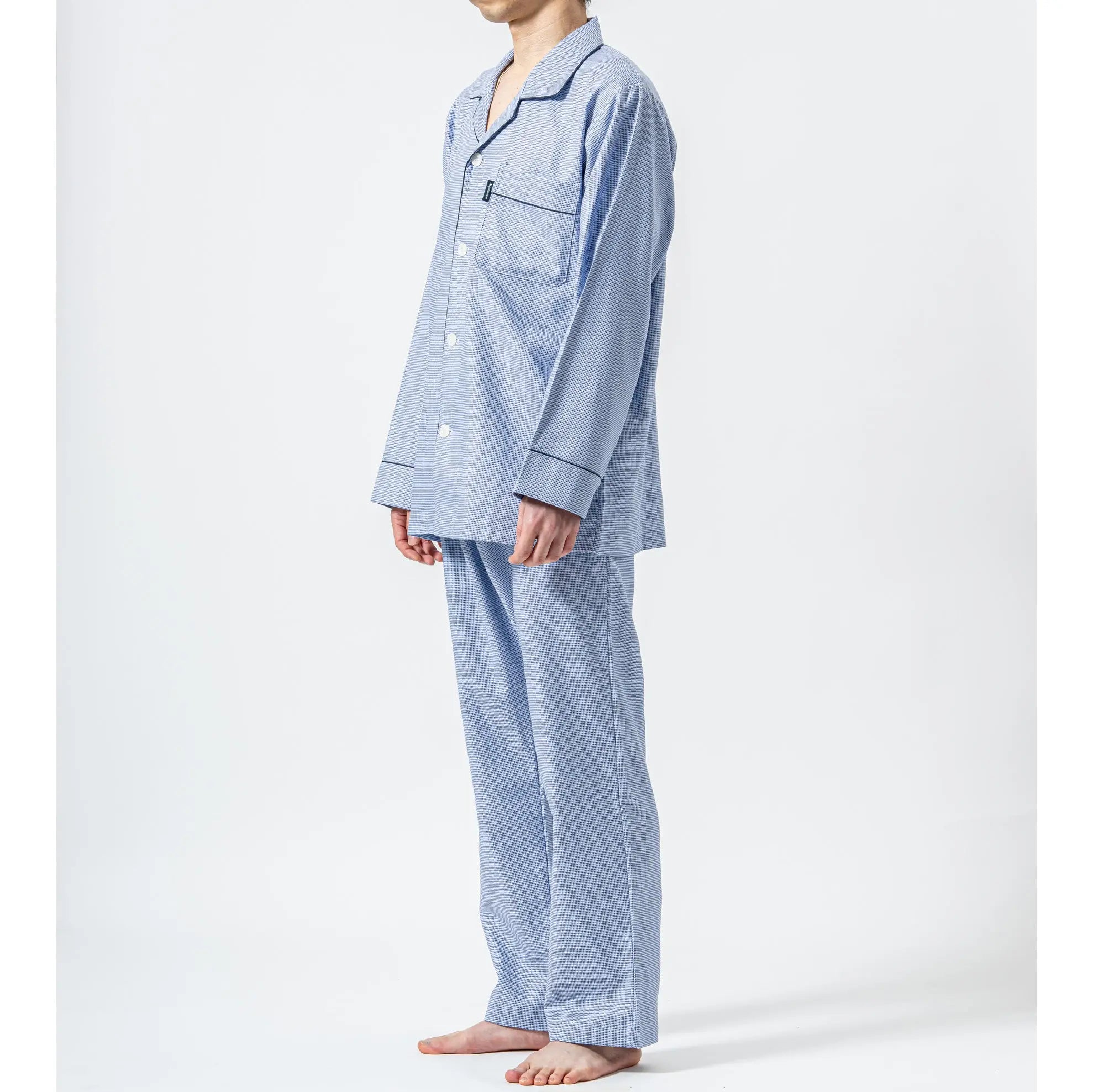 Aquascutum アクアスキュータム パジャマ ツイル無地調 - パジャマ RENOWNINX ONLINE SHOP