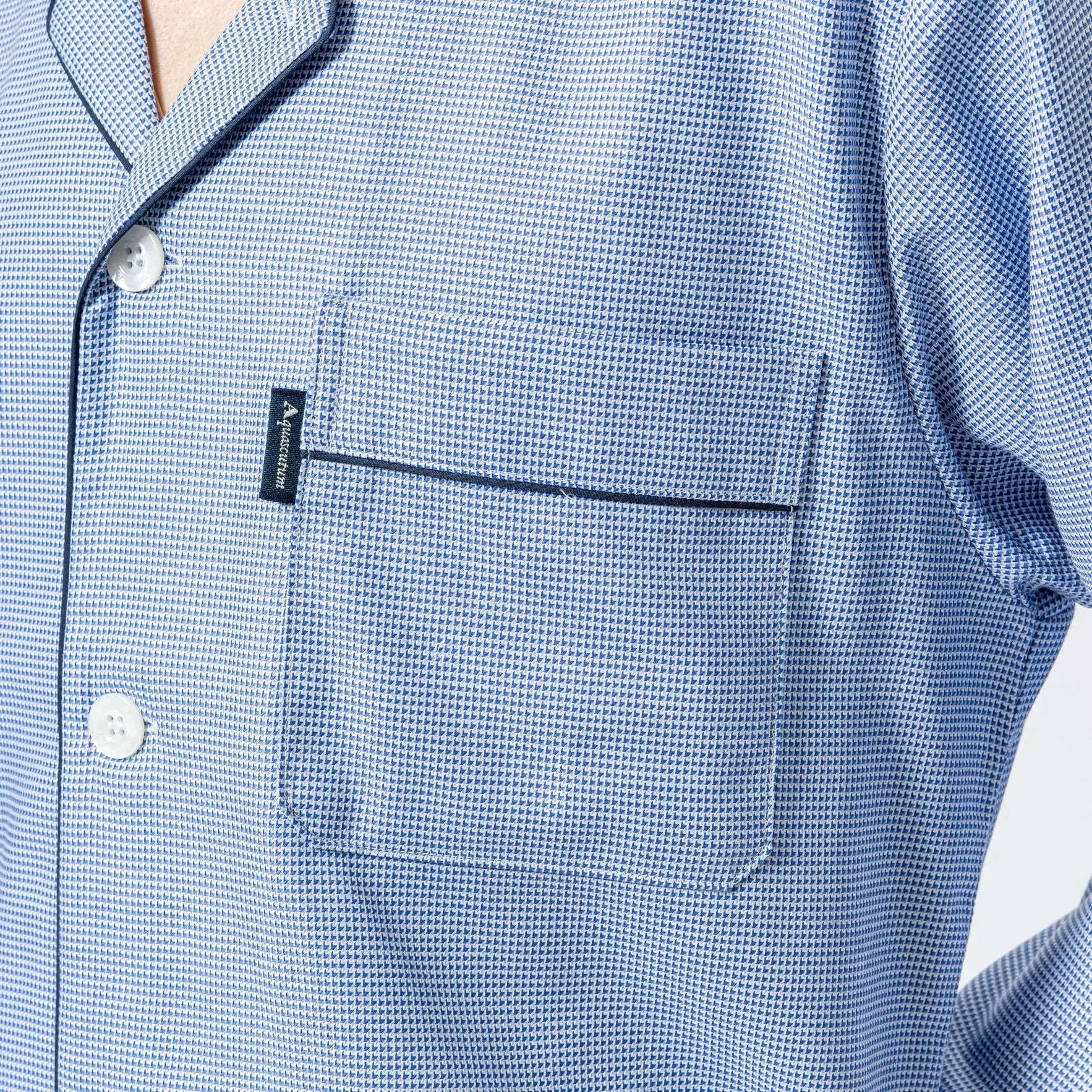 Aquascutum アクアスキュータム パジャマ ツイル無地調 - パジャマ RENOWNINX ONLINE SHOP