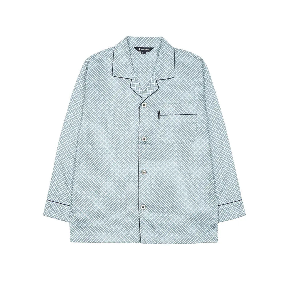 Aquascutum アクアスキュータム パジャマ 超長綿サテンプリントジオメトリック - パジャマ RENOWNINX ONLINE SHOP
