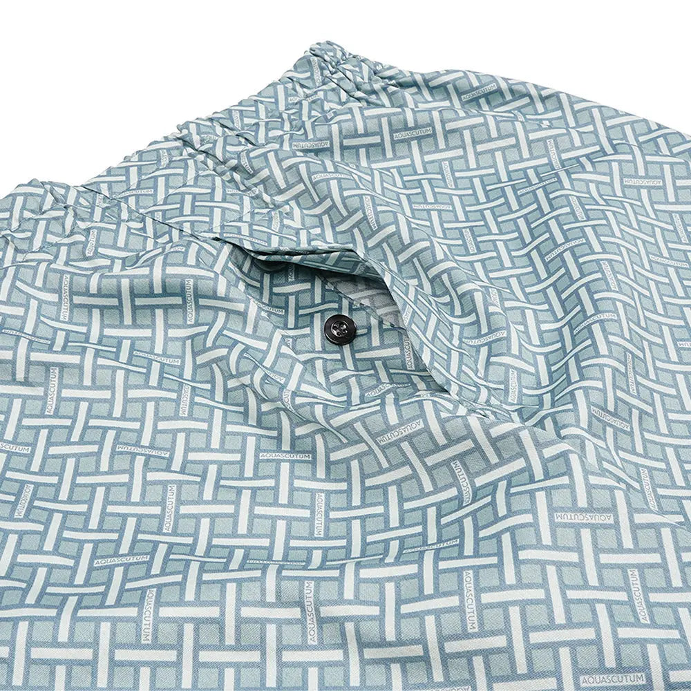 Aquascutum アクアスキュータム パジャマ 超長綿サテンプリントジオメトリック - パジャマ RENOWNINX ONLINE SHOP