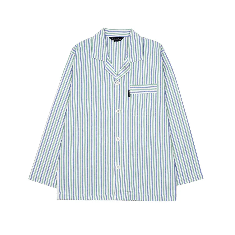 Aquascutum アクアスキュータム パジャマ 太番手ビエラストライプ - パジャマ RENOWNINX ONLINE SHOP