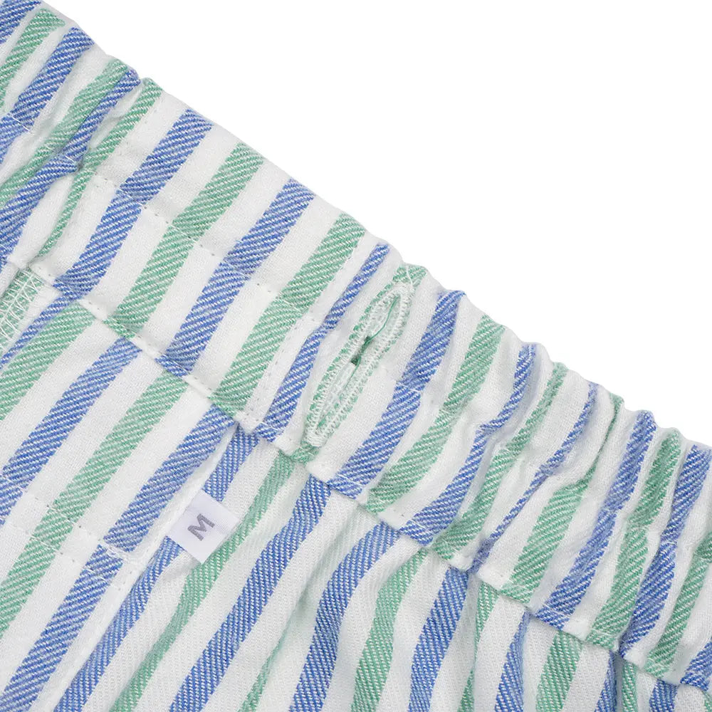 Aquascutum アクアスキュータム パジャマ 太番手ビエラストライプ - パジャマ RENOWNINX ONLINE SHOP