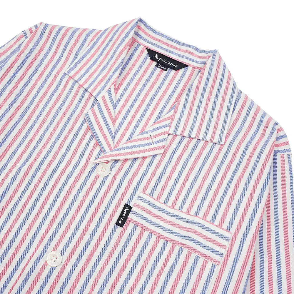 Aquascutum アクアスキュータム パジャマ 太番手ビエラストライプ - パジャマ RENOWNINX ONLINE SHOP