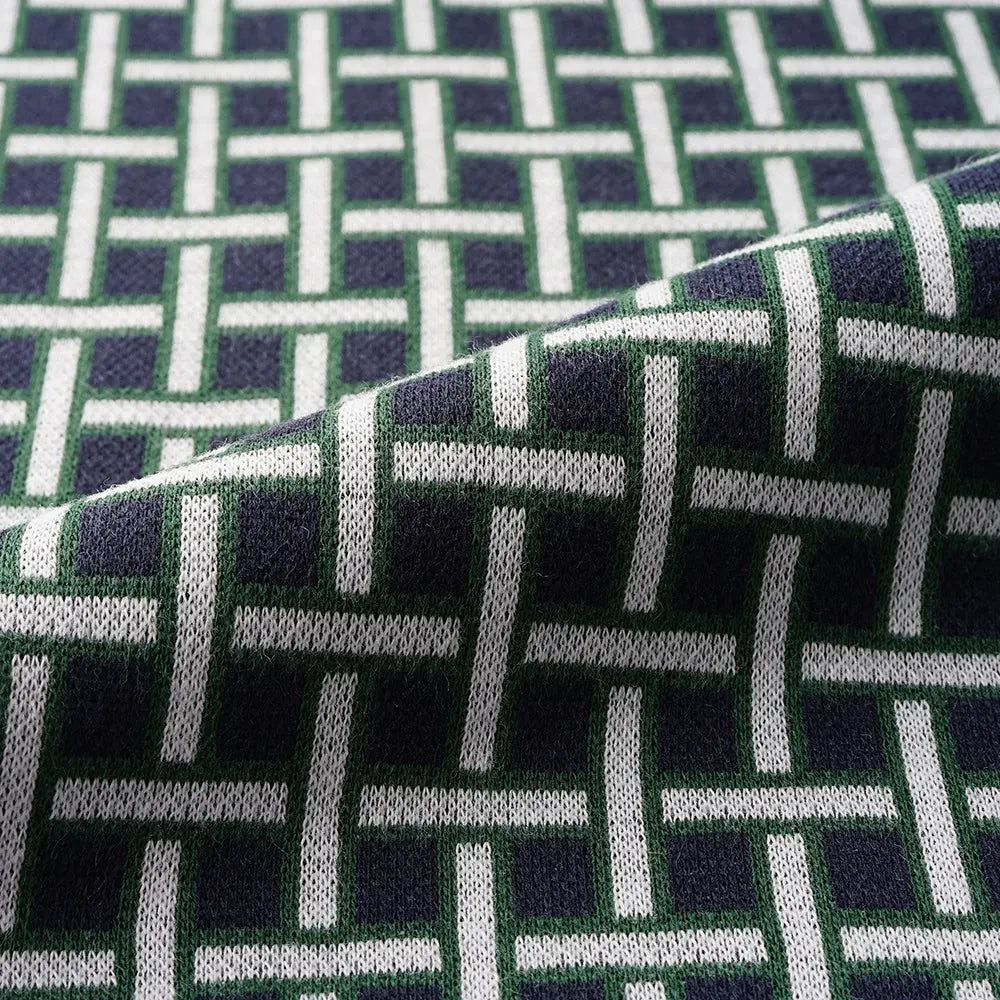 Aquascutum アクアスキュータム パジャマ Wジャガード ピーチヘンリー+ポンチ無地パンツ - パジャマ RENOWNINX ONLINE SHOP