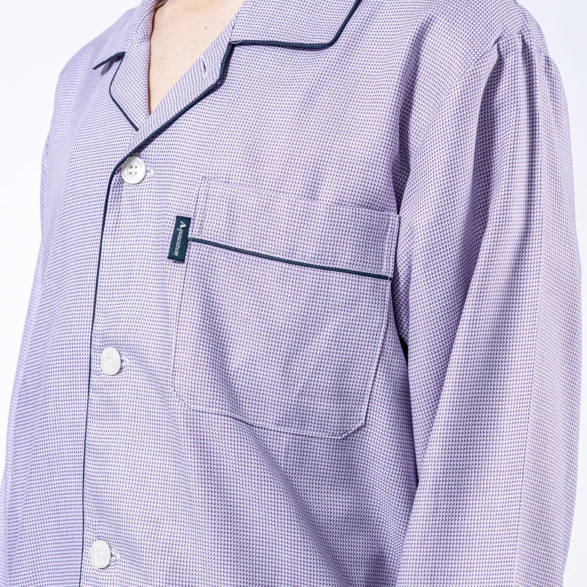 Aquascutum アクアスキュータム パジャマ ツイル無地調 - パジャマ RENOWNINX ONLINE SHOP