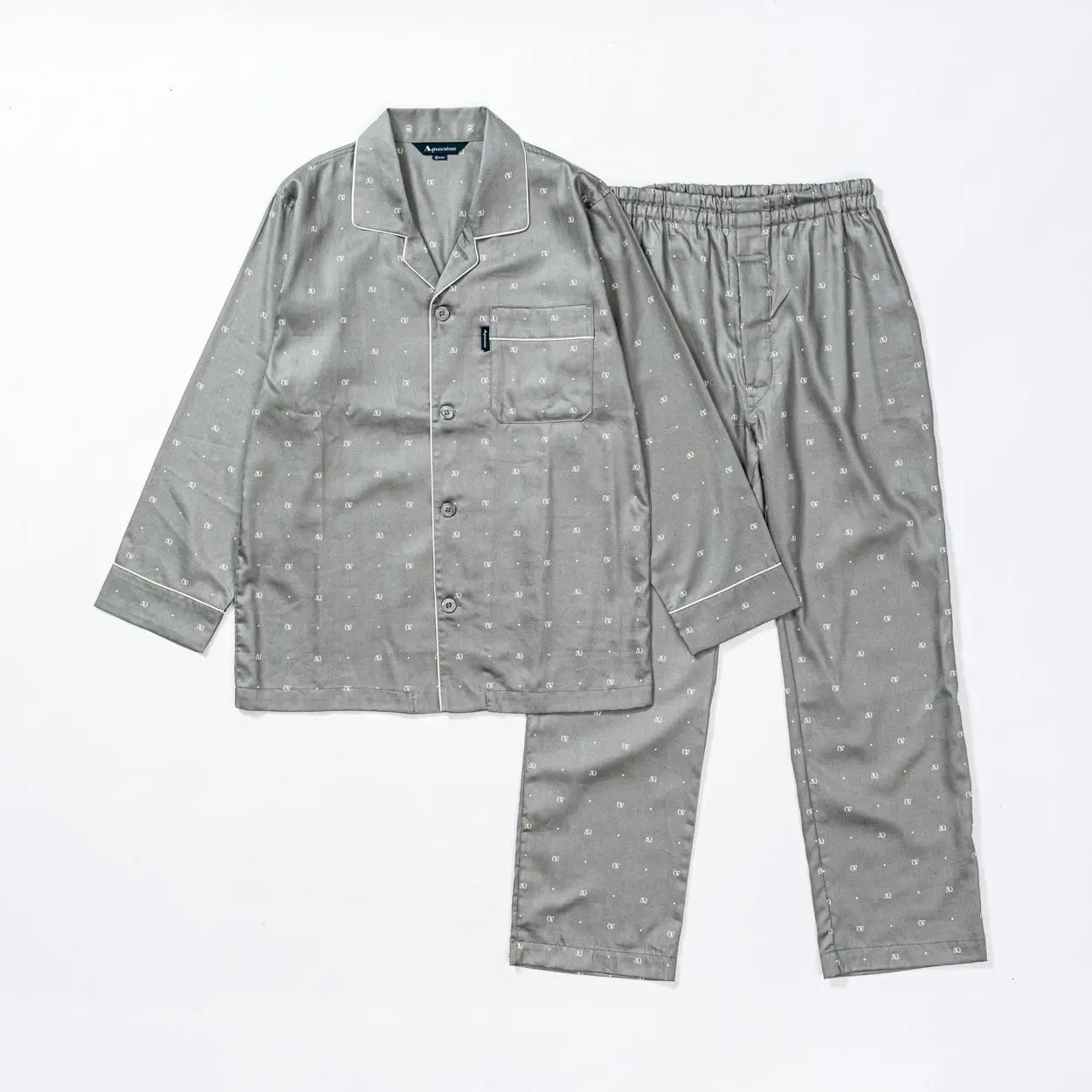 Aquascutum アクアスキュータム パジャマ 超長綿サテンPTドットAQ - パジャマ Green / L RENOWNINX ONLINE SHOP