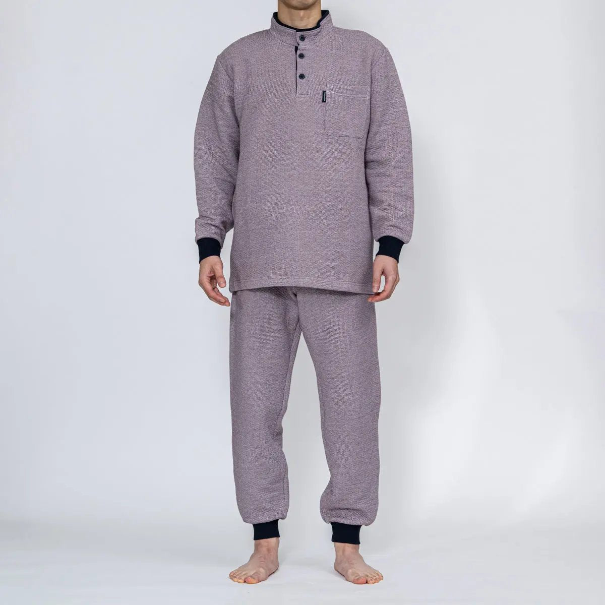 Aquascutum アクアスキュータム  キルトJQマイクロダイヤハイネック - パジャマ Red / LL RENOWNINX ONLINE SHOP