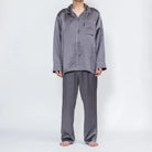 Aquascutum アクアスキュータム  シルクサテン無地 - パジャマ Gray / L RENOWNINX ONLINE SHOP