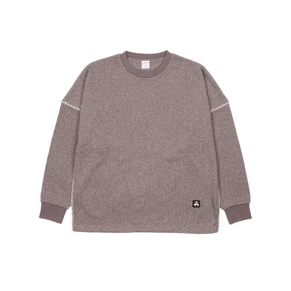 Brooks Brothers ブルックス ブラザーズ より杢針抜きニットクルー - ルームウェア Brown / LL RENOWNINX ONLINE SHOP