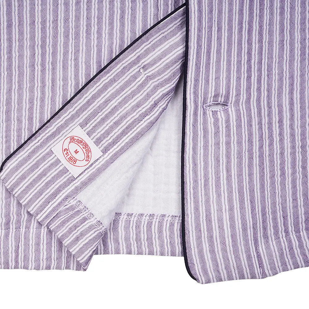 Brooks Brothers ブルックス ブラザーズ パジャマ 無撚糸トリプルガーゼストライプ - パジャマ  RENOWNINX ONLINE SHOP