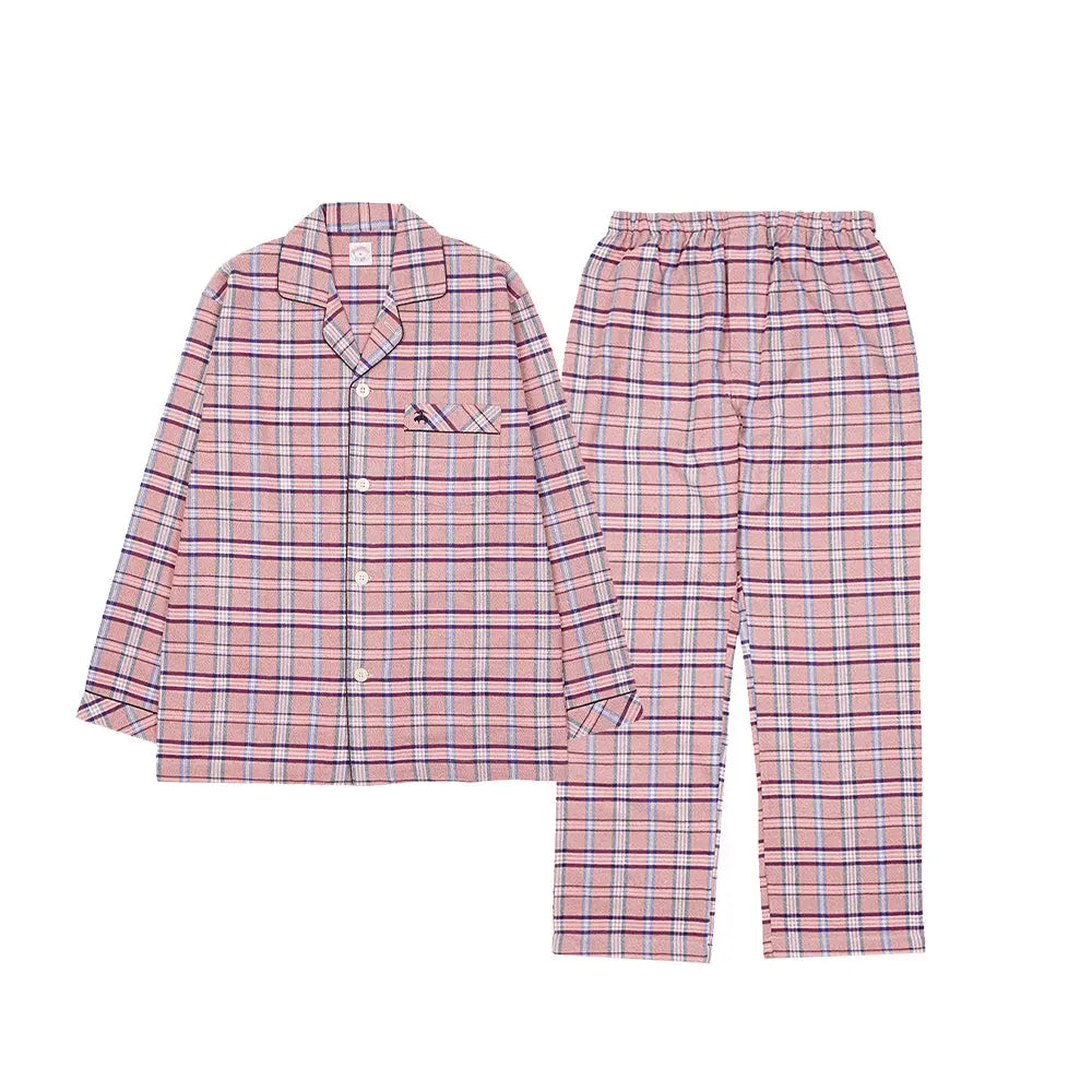 Brooks Brothers ブルックス ブラザーズ パジャマ ハイヒートネルBBチェック - パジャマ Orange / L RENOWNINX ONLINE SHOP