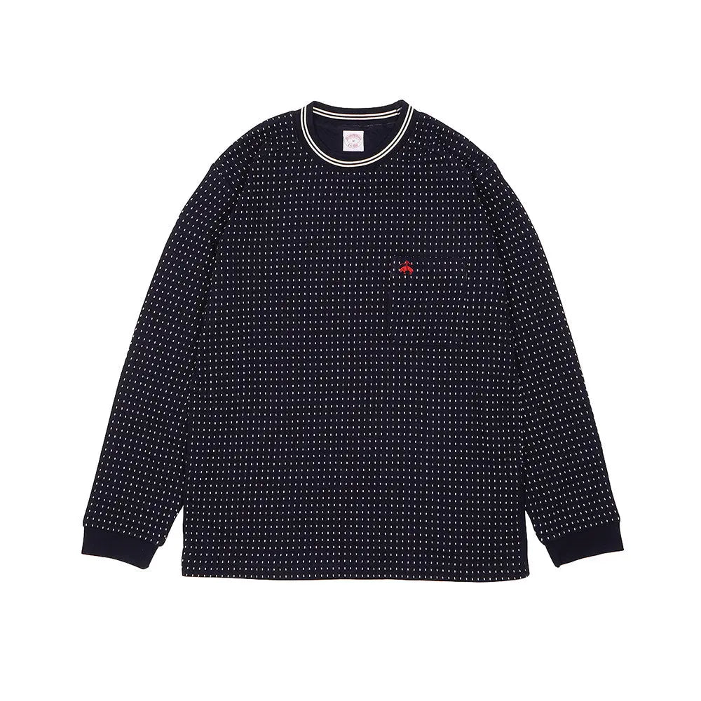Brooks Brothers ブルックス ブラザーズ パジャマ 接結ドットジャカードクルー - パジャマ RENOWNINX ONLINE SHOP
